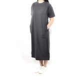 Long Tshirt Dress - Steel Gray