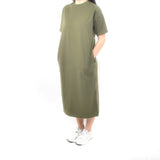 Long Tshirt Dress - Covert Green