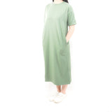 Long Tshirt Dress - Beetle Green