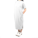 Long Tshirt Dress - White