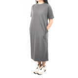 Long Tshirt Dress - Acid Gray