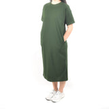 Long Tshirt Dress - Moss Green