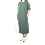 Long Tshirt Dress - Ash Green