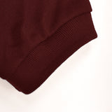 Long Polo Dress - Dark Maroon