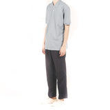 Unisex Short Sleeve Polo Shirt - Mohair Gray