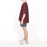 Boxy Tshirt - Dark Maroon