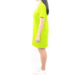 Short Tshirt Dress - Neon Safety Green