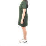 Short Tshirt Dress - Moss Green