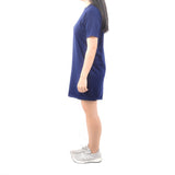 Short Tshirt Dress - Navy Blue