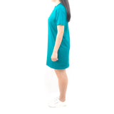 Short Tshirt Dress - Jade Green