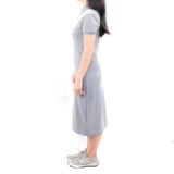 Long Polo Dress - Mohair Gray