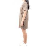 Short Tshirt Dress - Loaded Brown