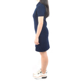 Short Polo Dress - Navy Blue