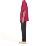 Unisex Short Sleeve Polo Shirt - Fuchsia Pink