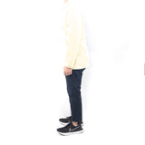 Long Sleeve Polo Shirt - Cream Yellow