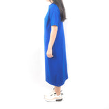 Long Tshirt Dress - Electric Blue