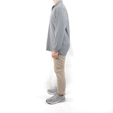 Long Sleeve Polo - Acid Gray