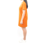 Short Tshirt Dress - Neon Safety Orange