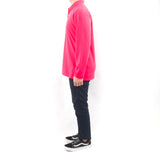 Long Sleeve Polo - Fuchsia Pink