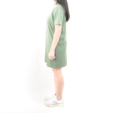 Short Tshirt Dress - Beetle Green