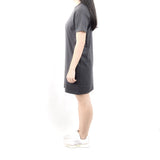 Short Tshirt Dress - Steel Gray