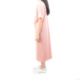 Long Tshirt Dress - Muted Pink