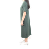 Long Tshirt Dress - Ash Green