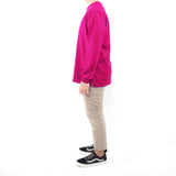 Long Sleeve Tshirt - Neon Fuchsia Pink