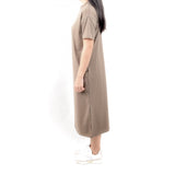 Long Tshirt Dress - Loaded Brown