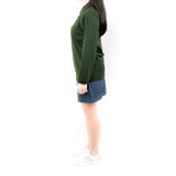 Long Sleeve Polo - Moss Green